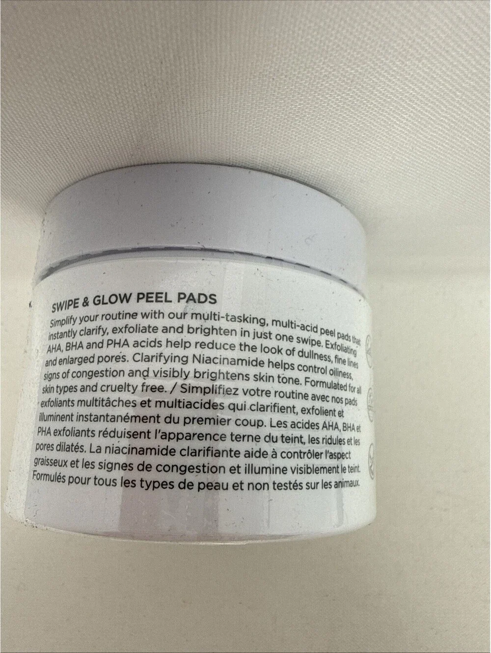 BeautyBio Swipe & Glow Peel  Multi-Acid Resurfacing Facial Pads 50 Pads CJ200